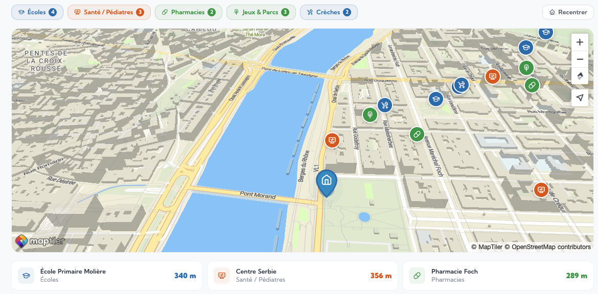 Carte & Infrastructures